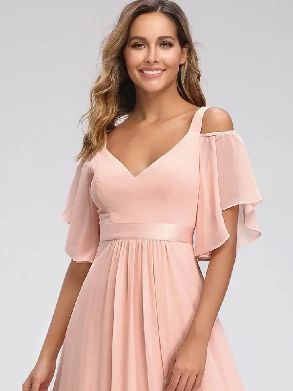 2022-ever-pretty-prom-dresses-longcold-shoulder-chiffon-wholesale-bridesmaid-dress-with-ruffle-sleevesgown-for-women-robes-de-bal