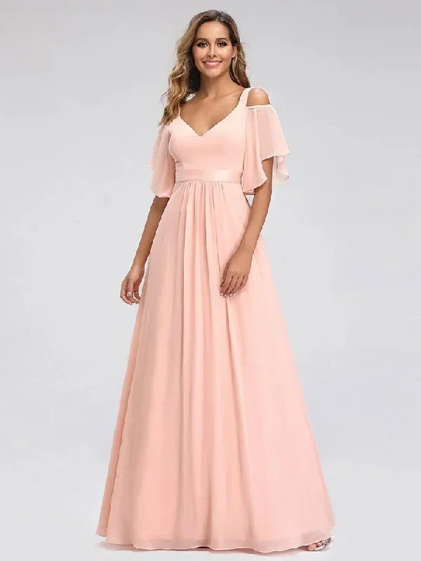 2022-ever-pretty-prom-dresses-longcold-shoulder-chiffon-wholesale-bridesmaid-dress-with-ruffle-sleevesgown-for-women-robes-de-bal