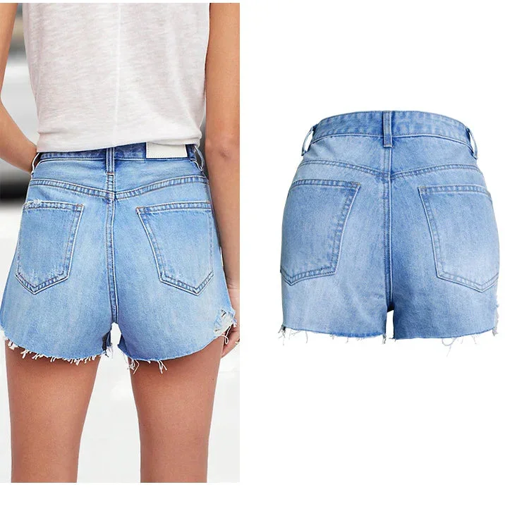 2024-high-waist-pearl-beaded-denim-shorts