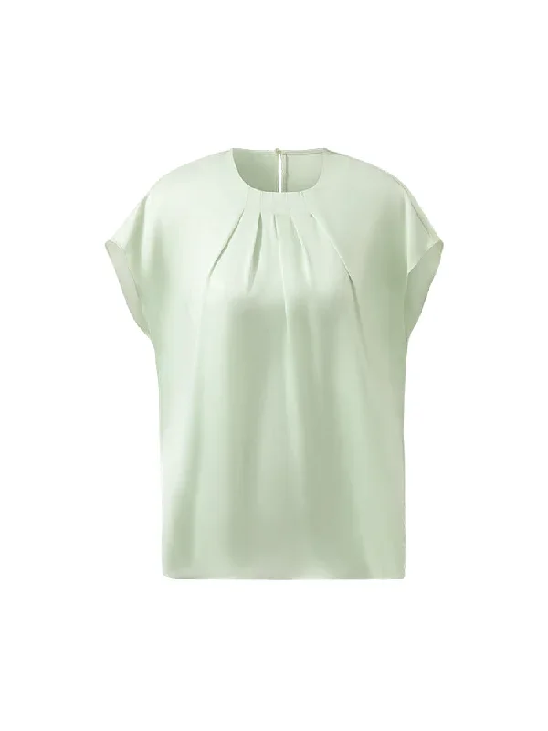 22-momme-mulberry-silk-round-neck-ruched-women-blouse-1c4l3b290