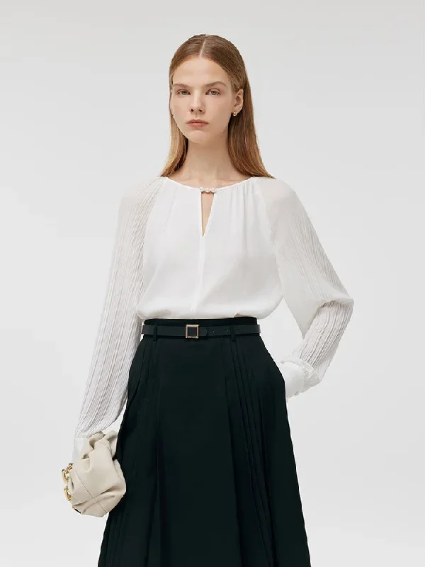 acetate-pleated-sleeves-cut-out-neck-women-blouse-1c8c3i430