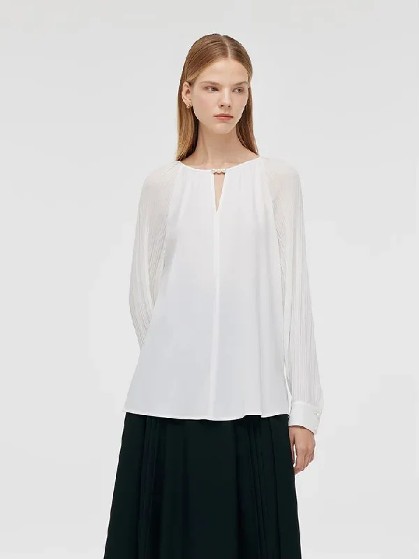 acetate-pleated-sleeves-cut-out-neck-women-blouse-1c8c3i430