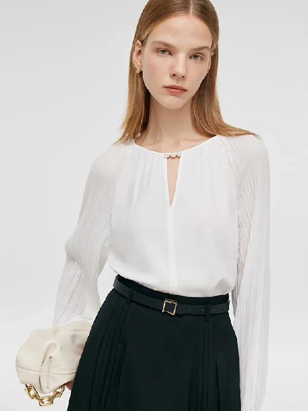 acetate-pleated-sleeves-cut-out-neck-women-blouse-1c8c3i430