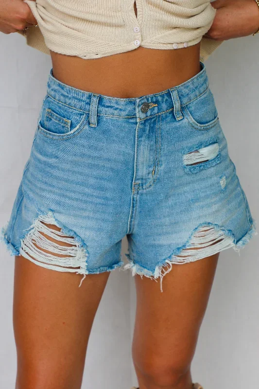 All Summer Long Shorts: Denim