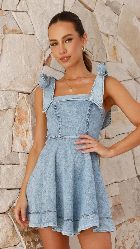 Balta Mini Dress - Denim