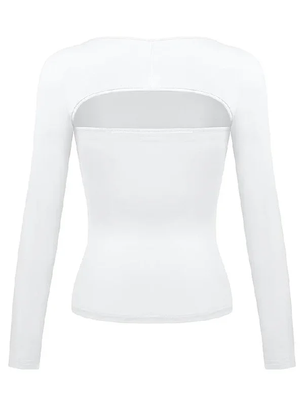 bandeau-top-tight-smock-two-piece-long-sleeve-tee