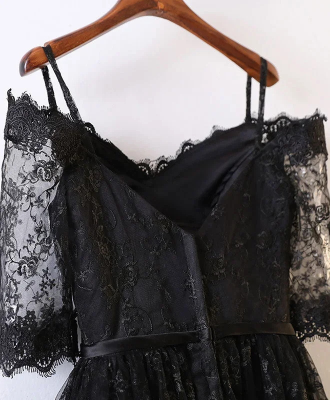 black-high-low-lace-prom-dress-black-homecoming-dress