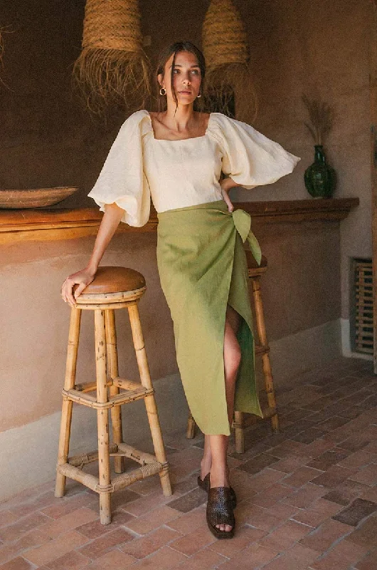 bliss-wrap-skirt-olive-linen