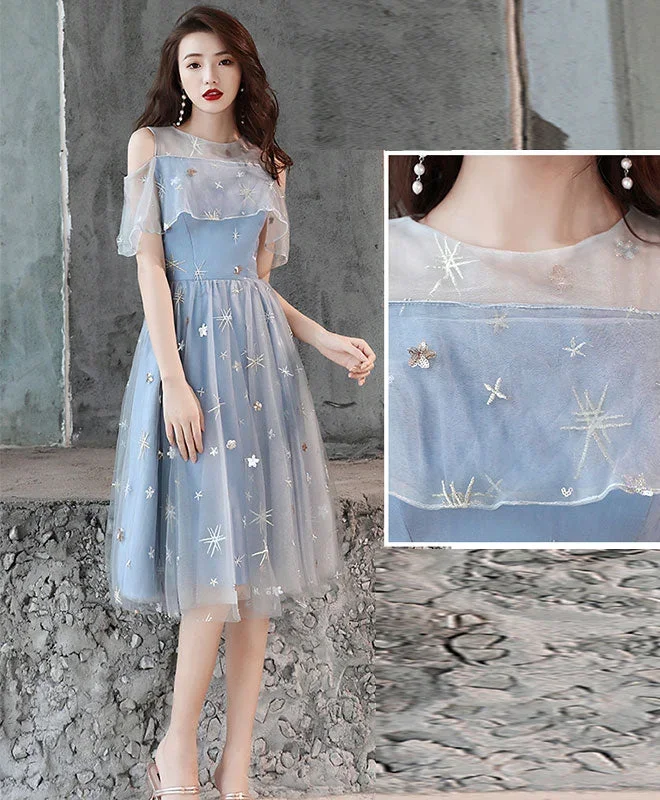 blue-tulle-lace-short-prom-dress-blue-homecoming-dress