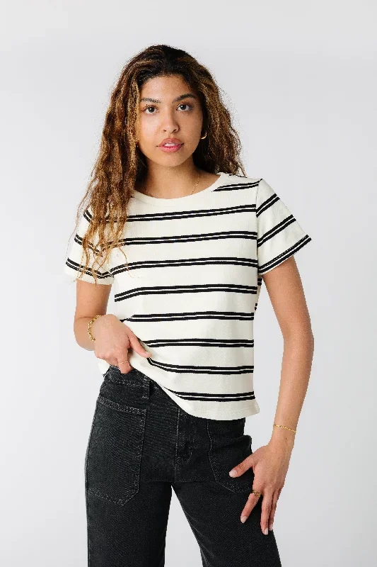 Brass & Roe Essential Stripe Tee