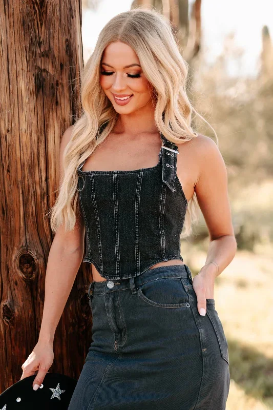 buckle-down-buckle-halter-denim-crop-top-black