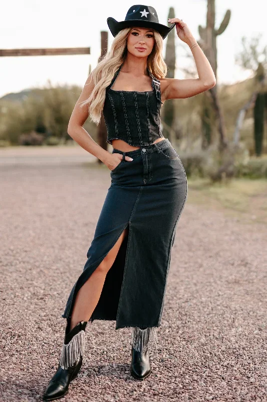 buckle-down-buckle-halter-denim-crop-top-black