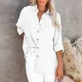 casual-elegant-women-blouse-shirt-summer-lapel-button-down-shirt-long-sleeve-solid-office-tops-female-loose-pocket-vintage-shirt