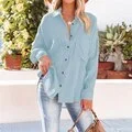 casual-elegant-women-blouse-shirt-summer-lapel-button-down-shirt-long-sleeve-solid-office-tops-female-loose-pocket-vintage-shirt