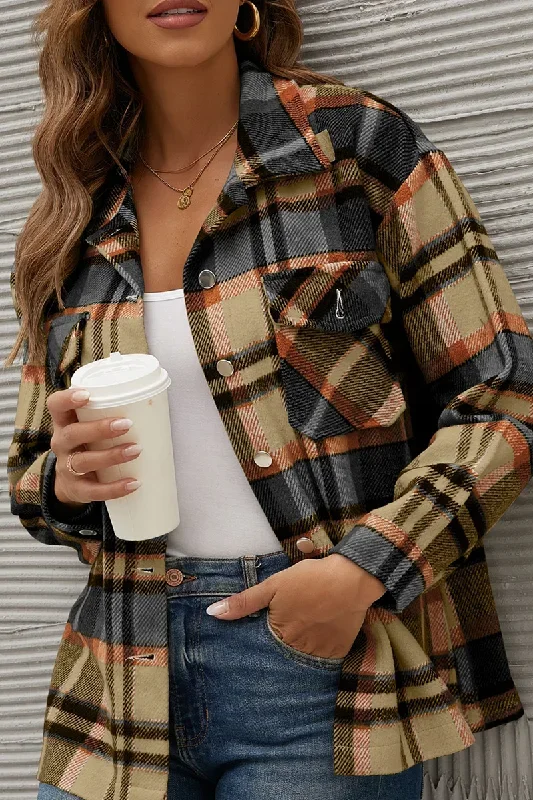 casual-plaid-patchwork-turndown-collar-tops-3