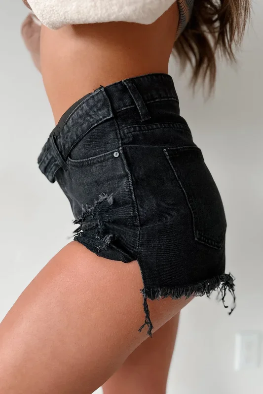 check-your-ego-high-rise-denim-fold-over-shorts-black