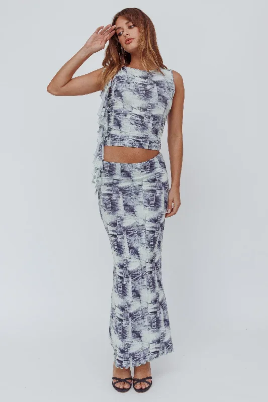 conspire-print-maxi-skirt-blue-denim