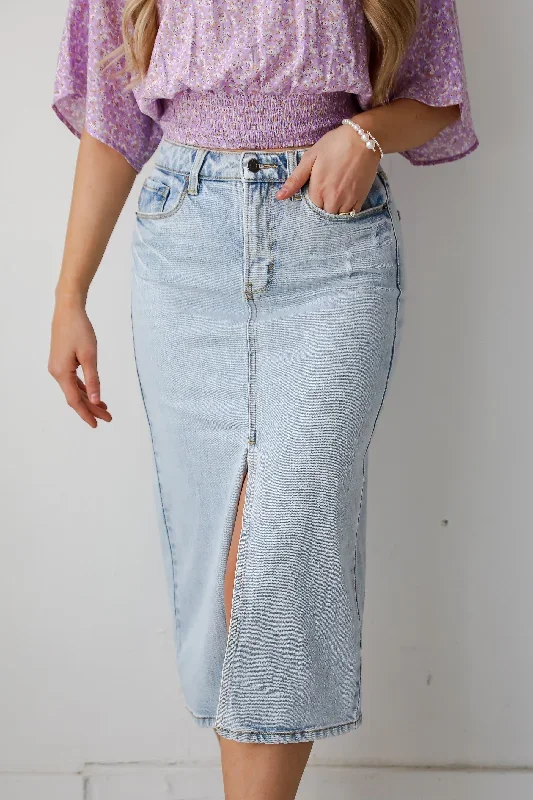 darling-trend-light-wash-denim-midi-skirt