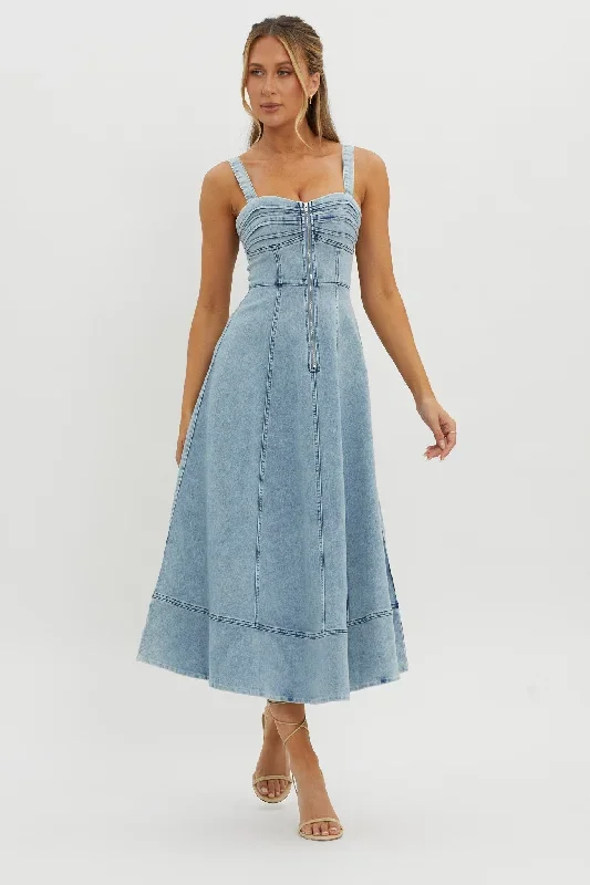 emilio-pleated-bust-a-line-midi-dress-denim-blue