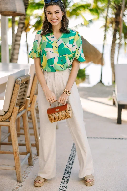 go-where-you-like-green-floral-blouse