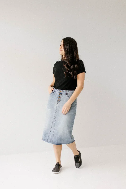 haven-knee-length-denim-skirt