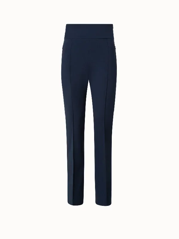 High Waist Pants in Signature Jersey