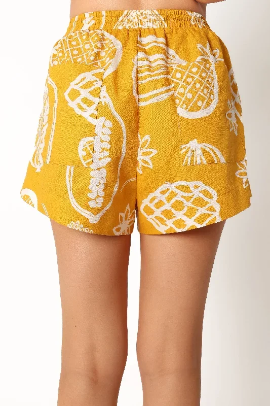 honey-shorts-yellow