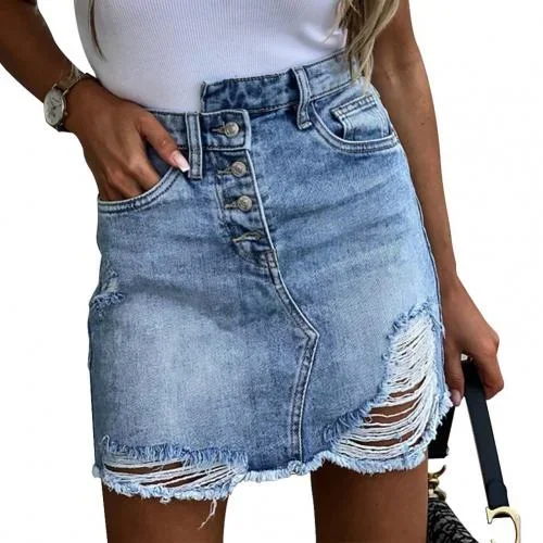 hot-women-ripped-blue-solid-denim-skirt-women-summer-casual-high-waist-denim-pocket-hole-button-retro-short-jeans-skirt-for-date