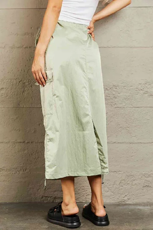 hyfve-just-in-time-high-waisted-cargo-midi-skirt