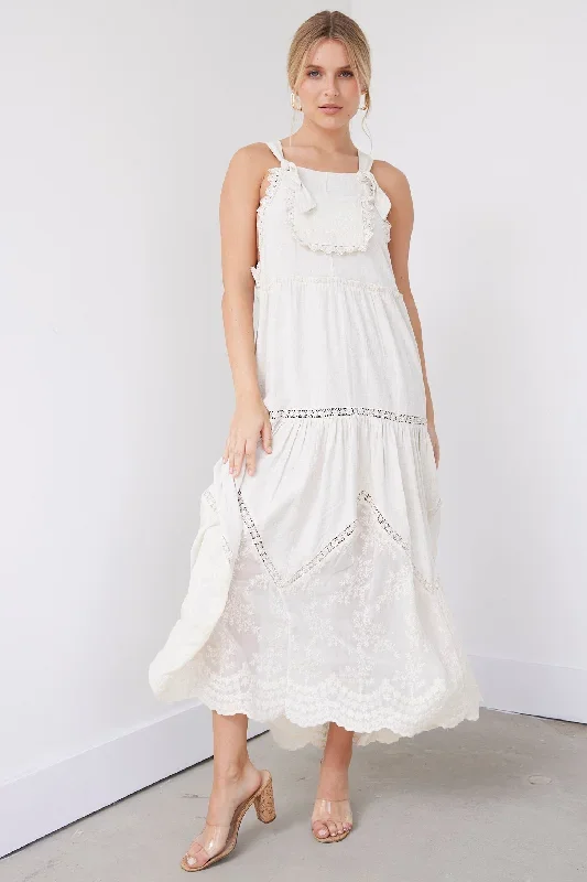 Isabelle Lace Detail Maxi Dress