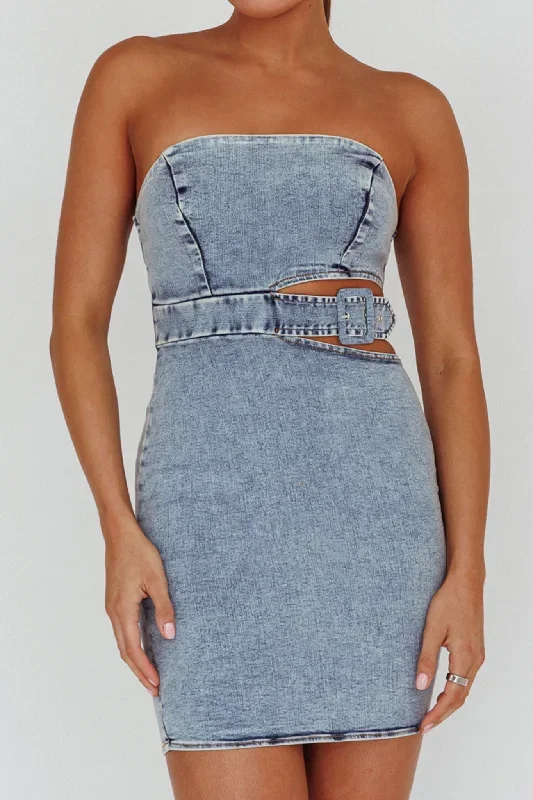 jett-buckle-waist-mini-dress-denim-blue