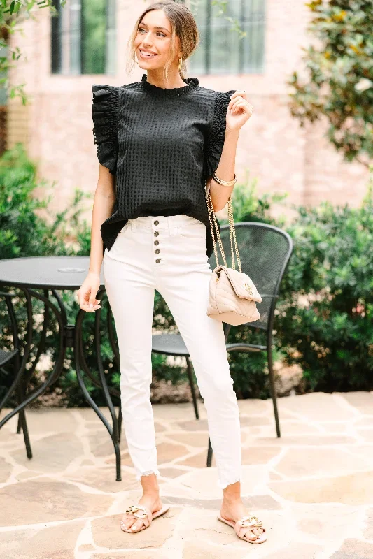 just-be-you-black-textured-blouse