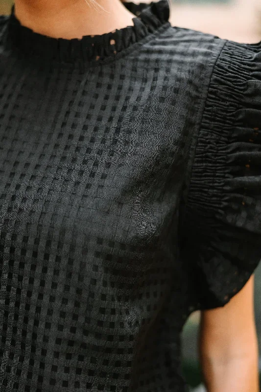 just-be-you-black-textured-blouse