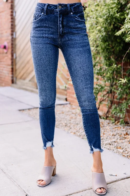 KanCan: Just Ask Dark Wash High Rise Skinny Jeans