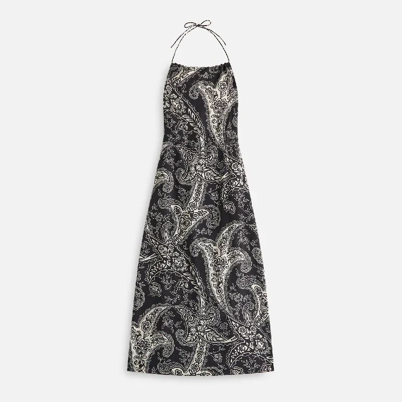 Kith Women Myra Paisley Halter Dress - Black