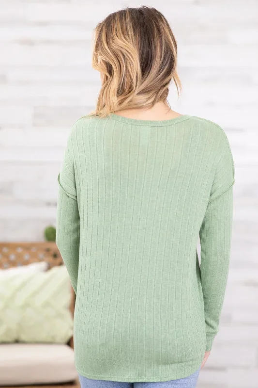 light-green-drop-shoulder-top-with-buttons