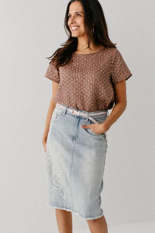 lily-light-denim-knee-length-skirt