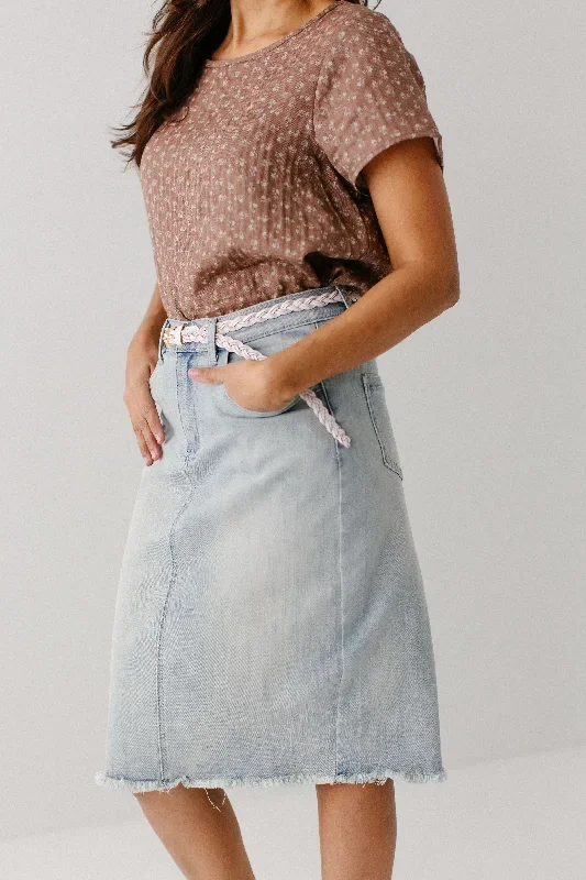 lily-light-denim-knee-length-skirt