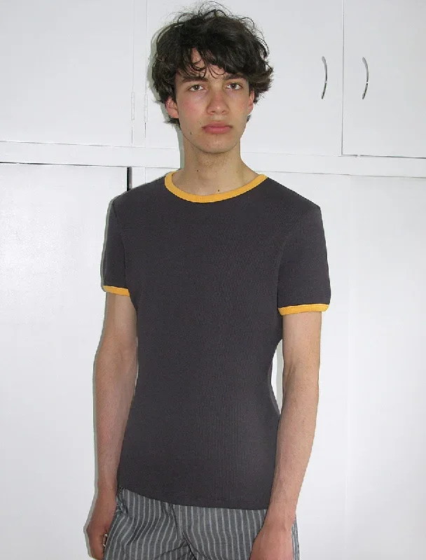 linx-fitted-short-sleeved-ribbed-top-silicone-label-darkgrey