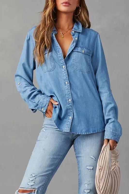 long-sleeve-button-up-denim-blouse