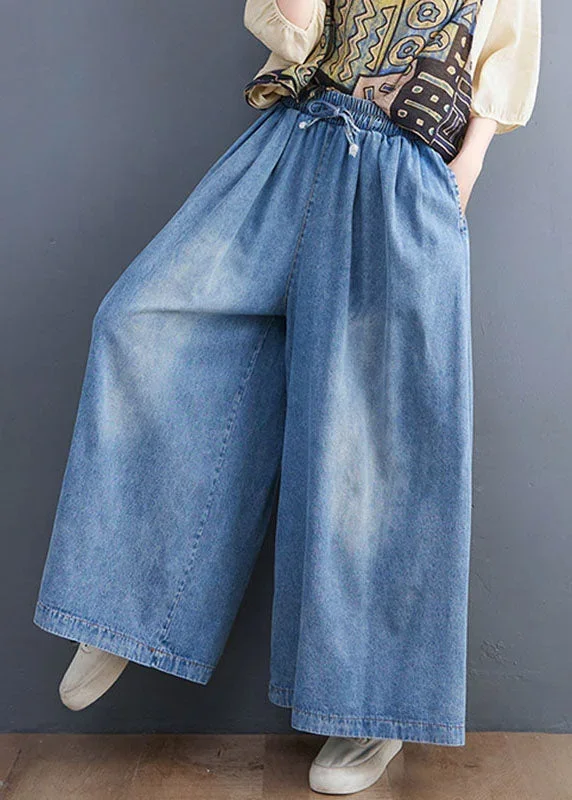 loose-denim-blue-pockets-elastic-waist-tie-waist-wide-leg-pants-fall