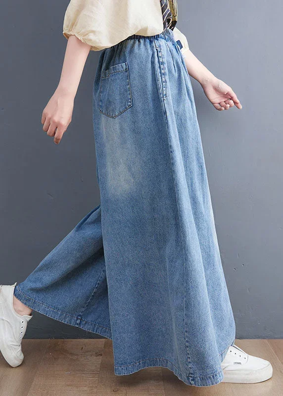 loose-denim-blue-pockets-elastic-waist-tie-waist-wide-leg-pants-fall