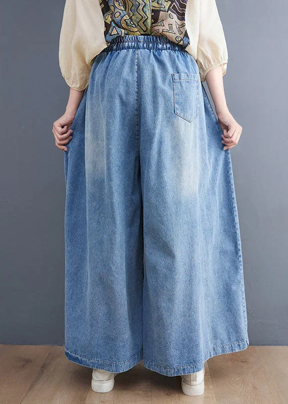 loose-denim-blue-pockets-elastic-waist-tie-waist-wide-leg-pants-fall