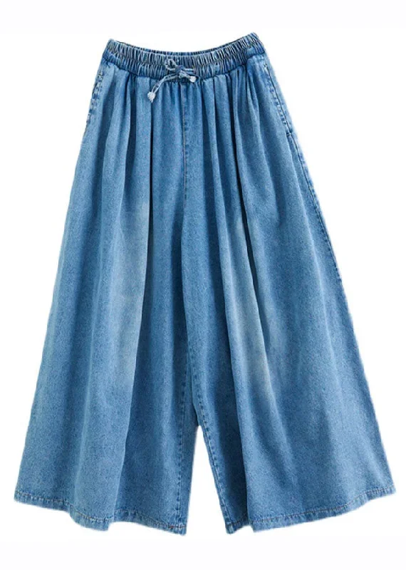 loose-denim-blue-pockets-elastic-waist-tie-waist-wide-leg-pants-fall