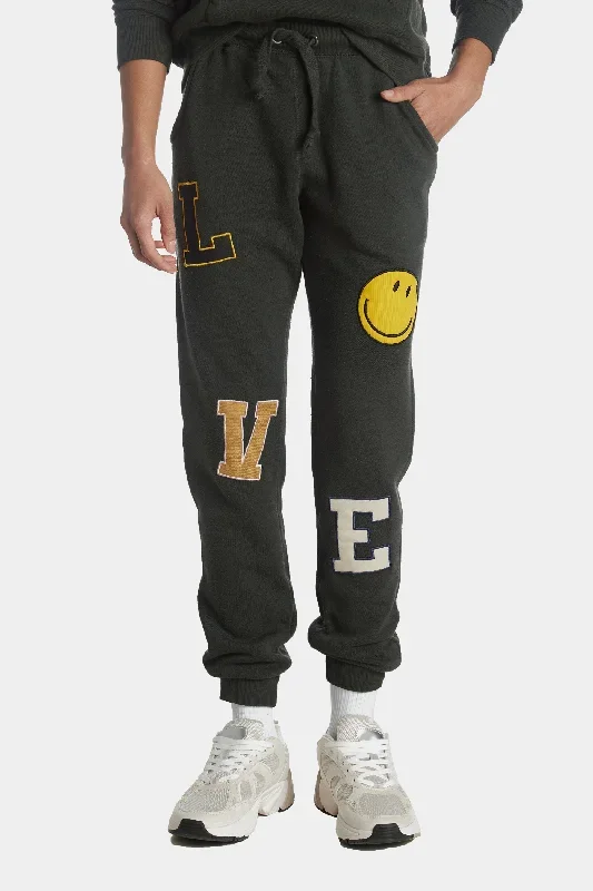 Love Smile Patch Emb Jogger