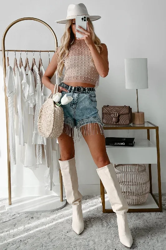 making-a-statement-rhinestone-fringe-shorts-with-belt-light-wash