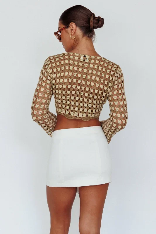 maycie-long-sleeve-crochet-crop-top-taupe-multi