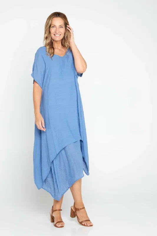 Mia Dress - Denim