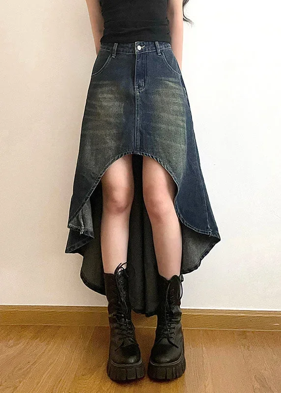 modern-blue-pockets-asymmetrical-patchwork-denim-skirts-summer