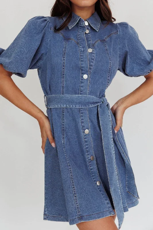 myleigh-puff-sleeve-waist-tie-mini-dress-denim-blue